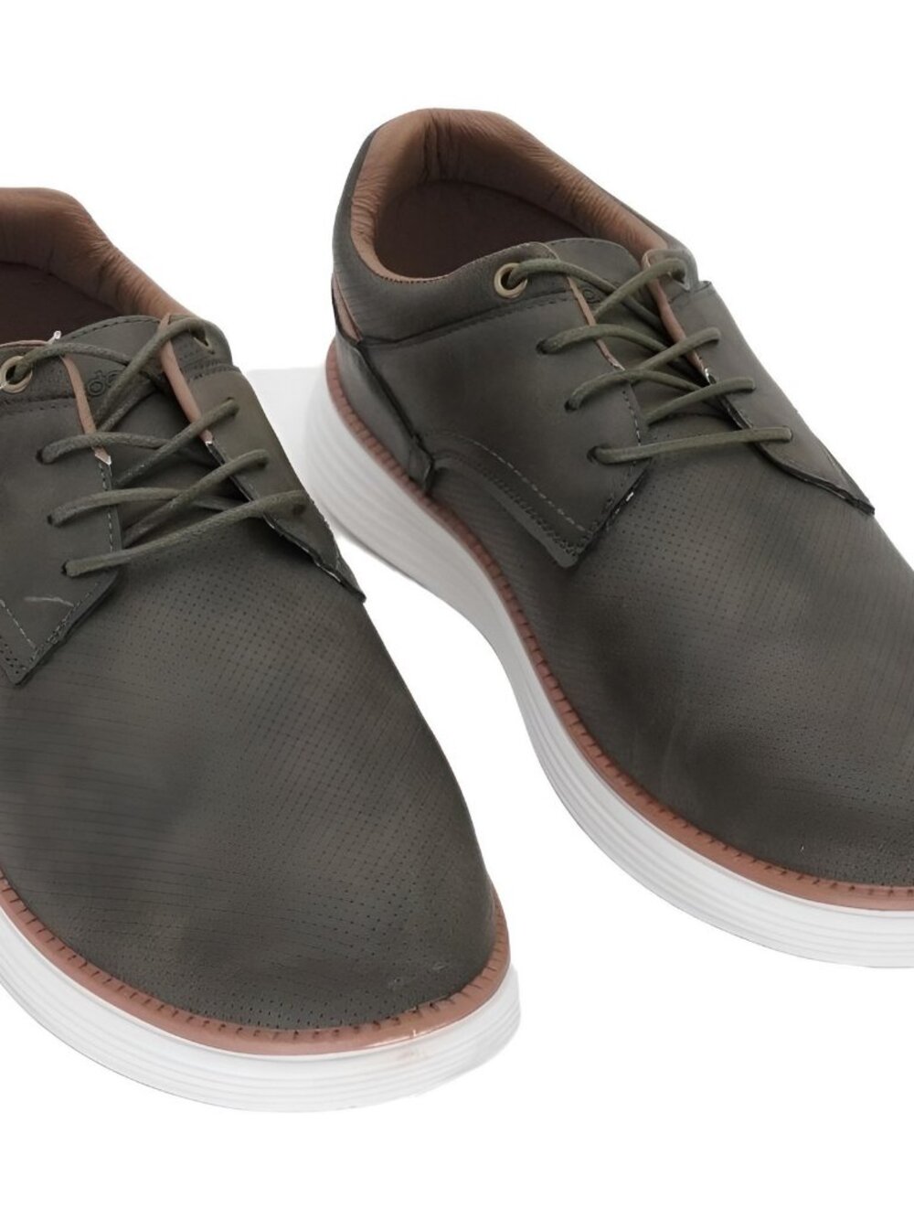 Akademiks Dayton Oxford Sneaker Olive Casual Lace-Up US 11M EU 44
